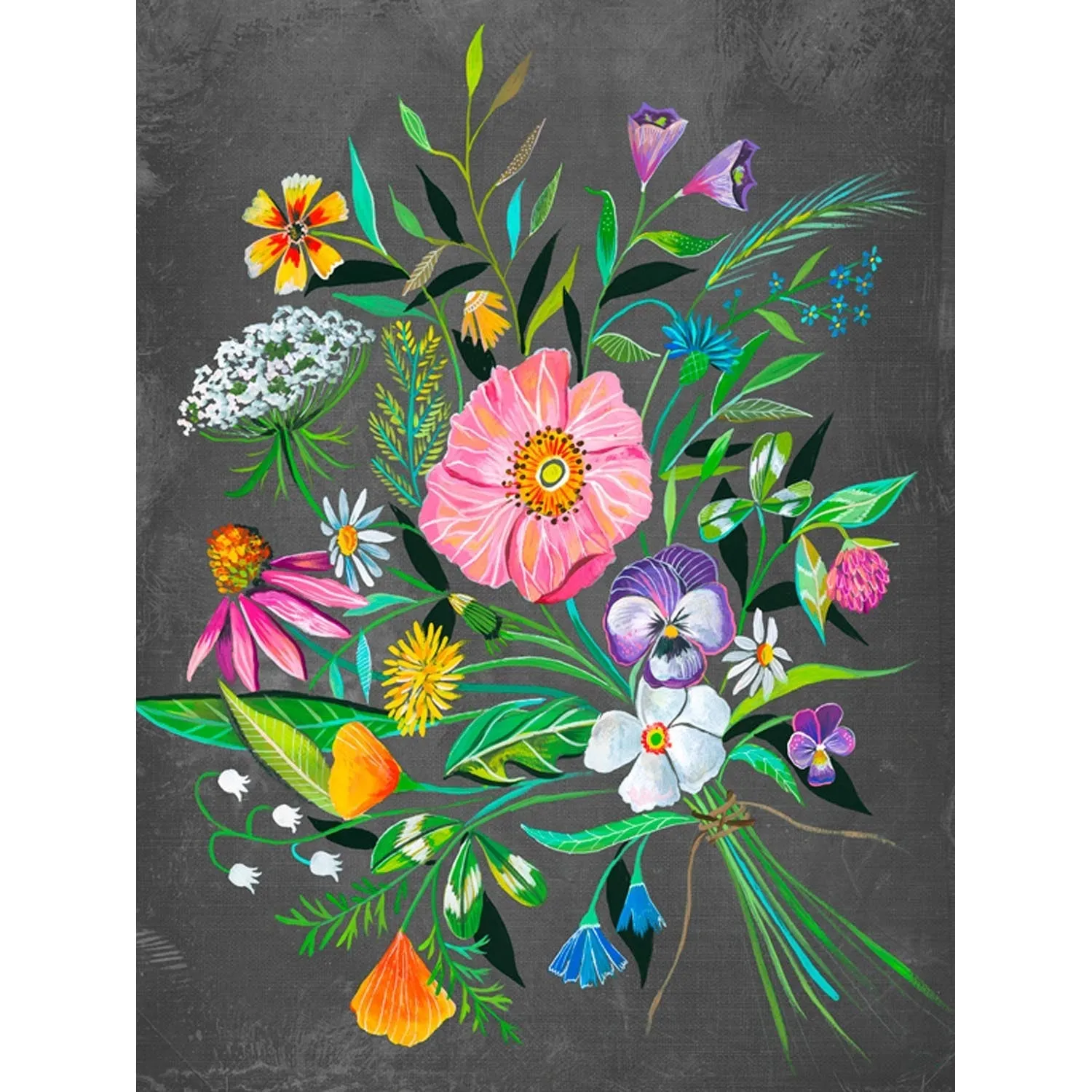 30 Year Bouquet Canvas Wall Art