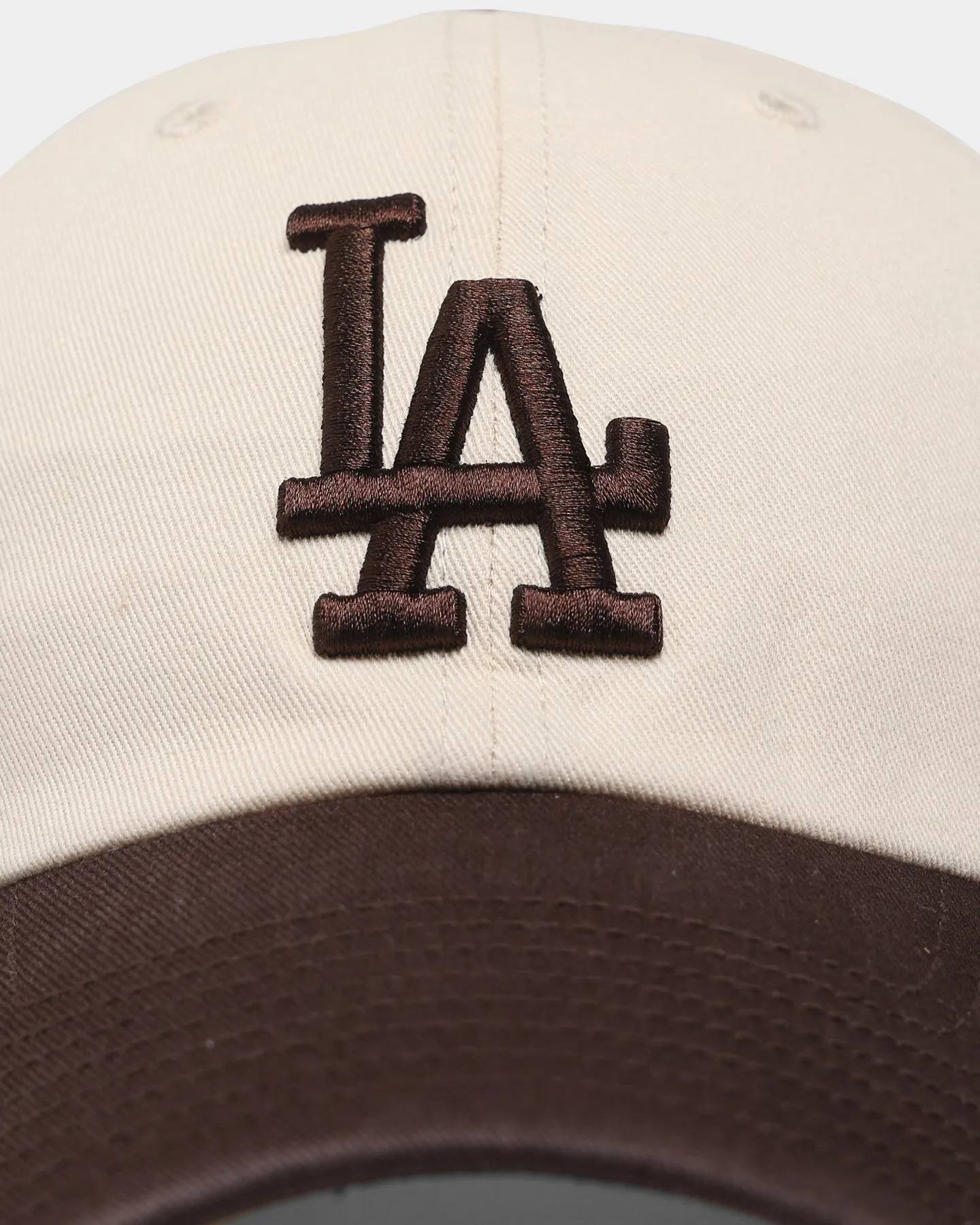 47 Brand Los Angeles Dodgers 'Cookies & Cream' Clean Up Strapback Natural/Brown