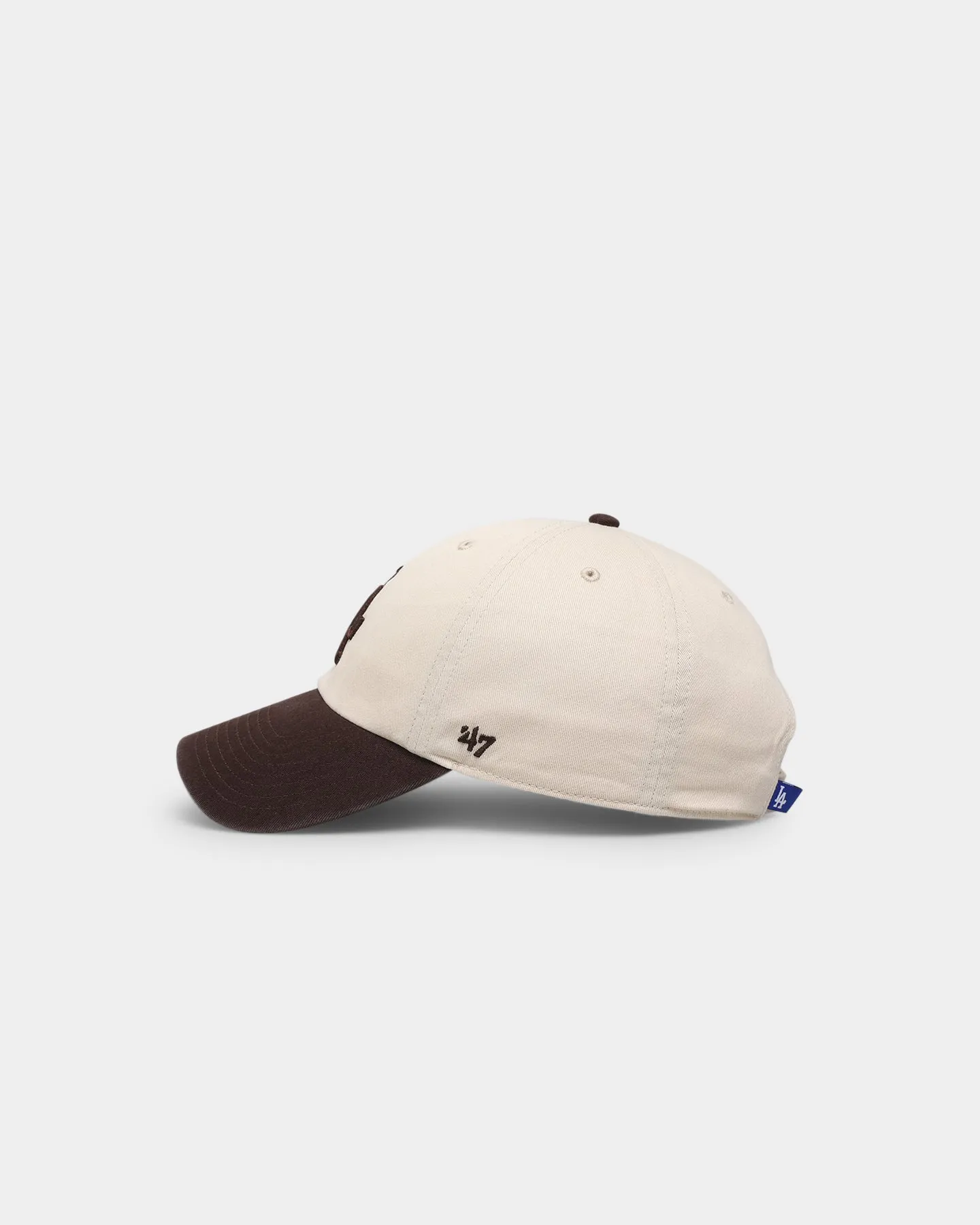 47 Brand Los Angeles Dodgers 'Cookies & Cream' Clean Up Strapback Natural/Brown