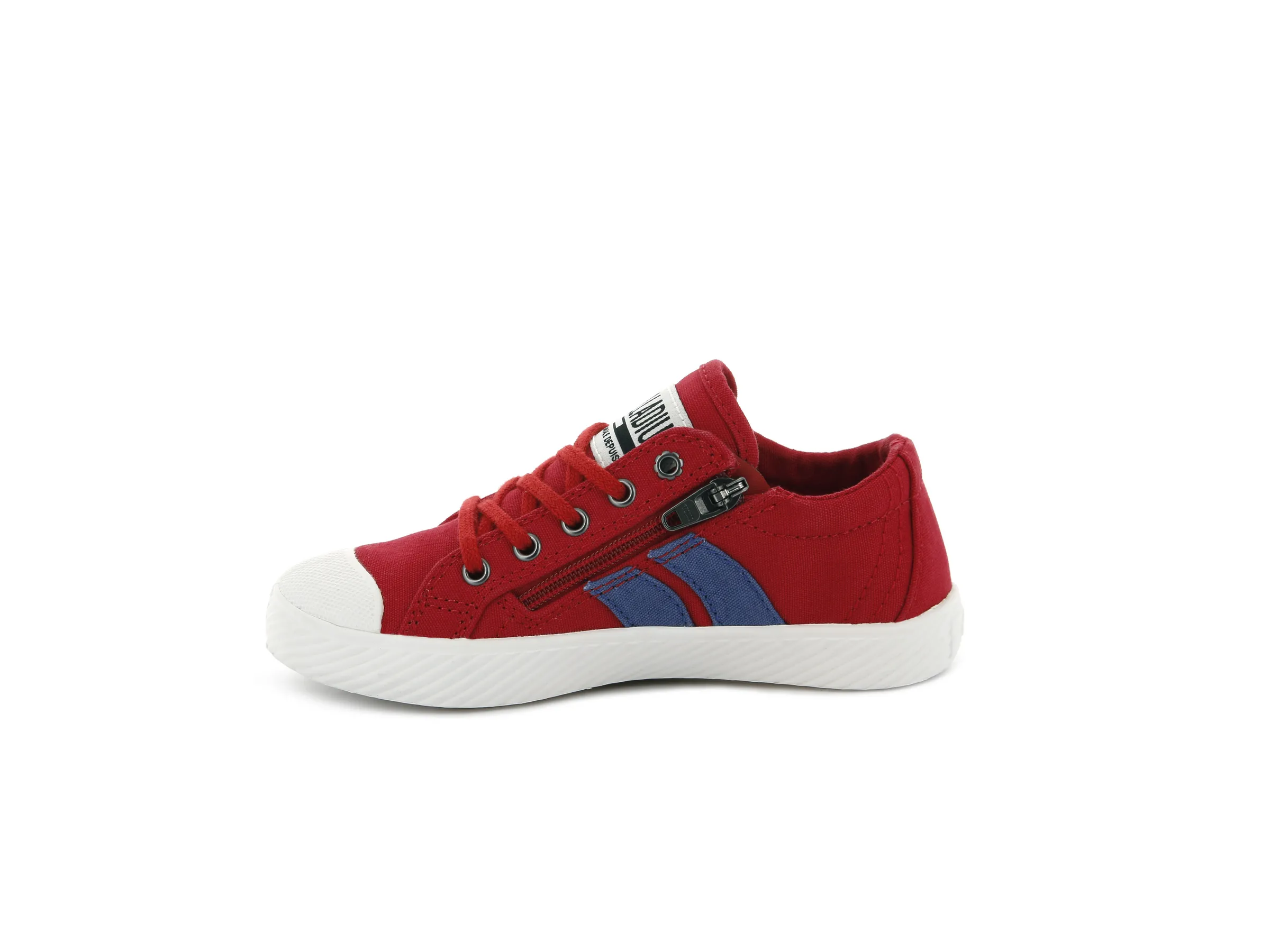 55722-626-M | PALLAFLAME LOW CANVAS | RED SALSA/STAR WHITE