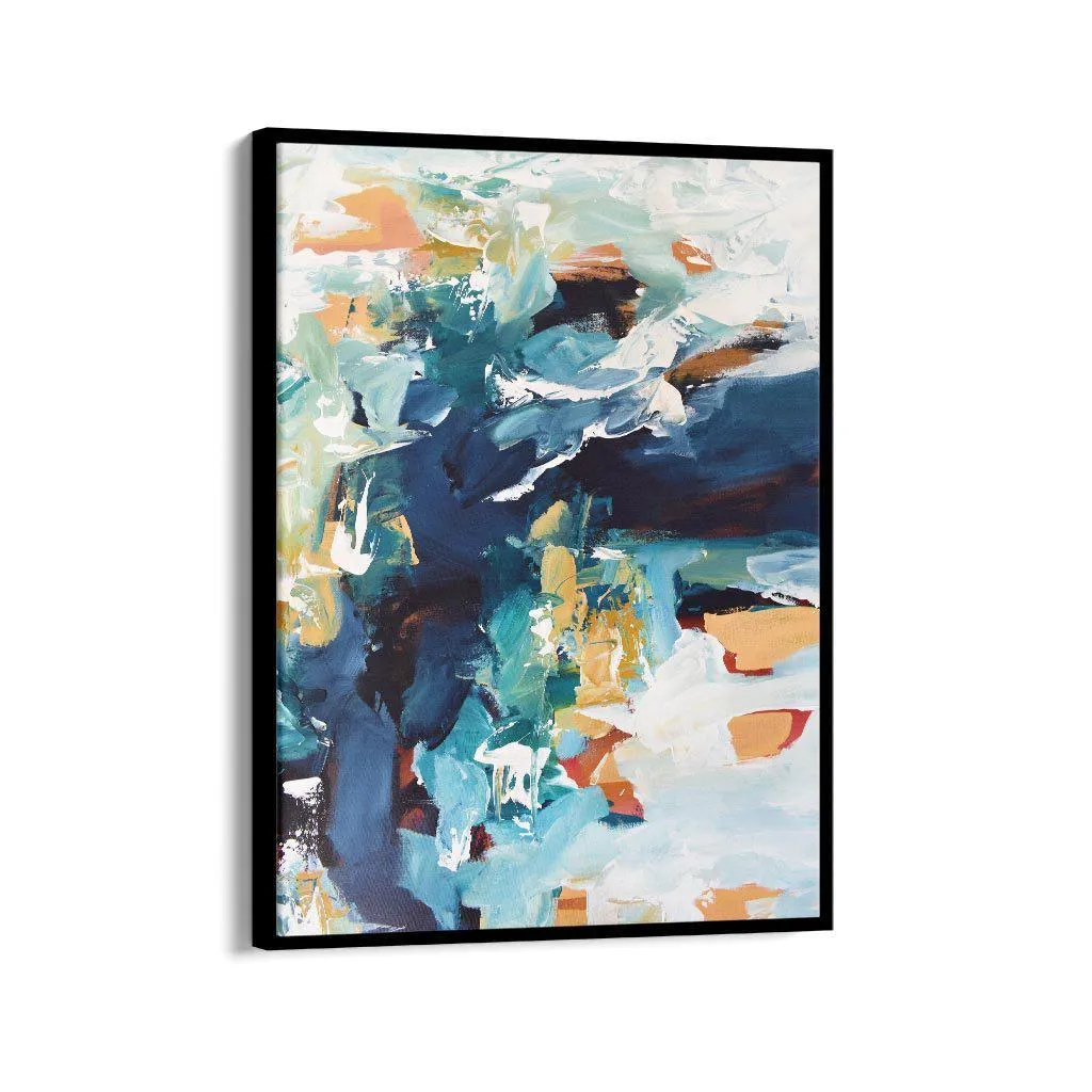 Abstract 216 Framed Canvas