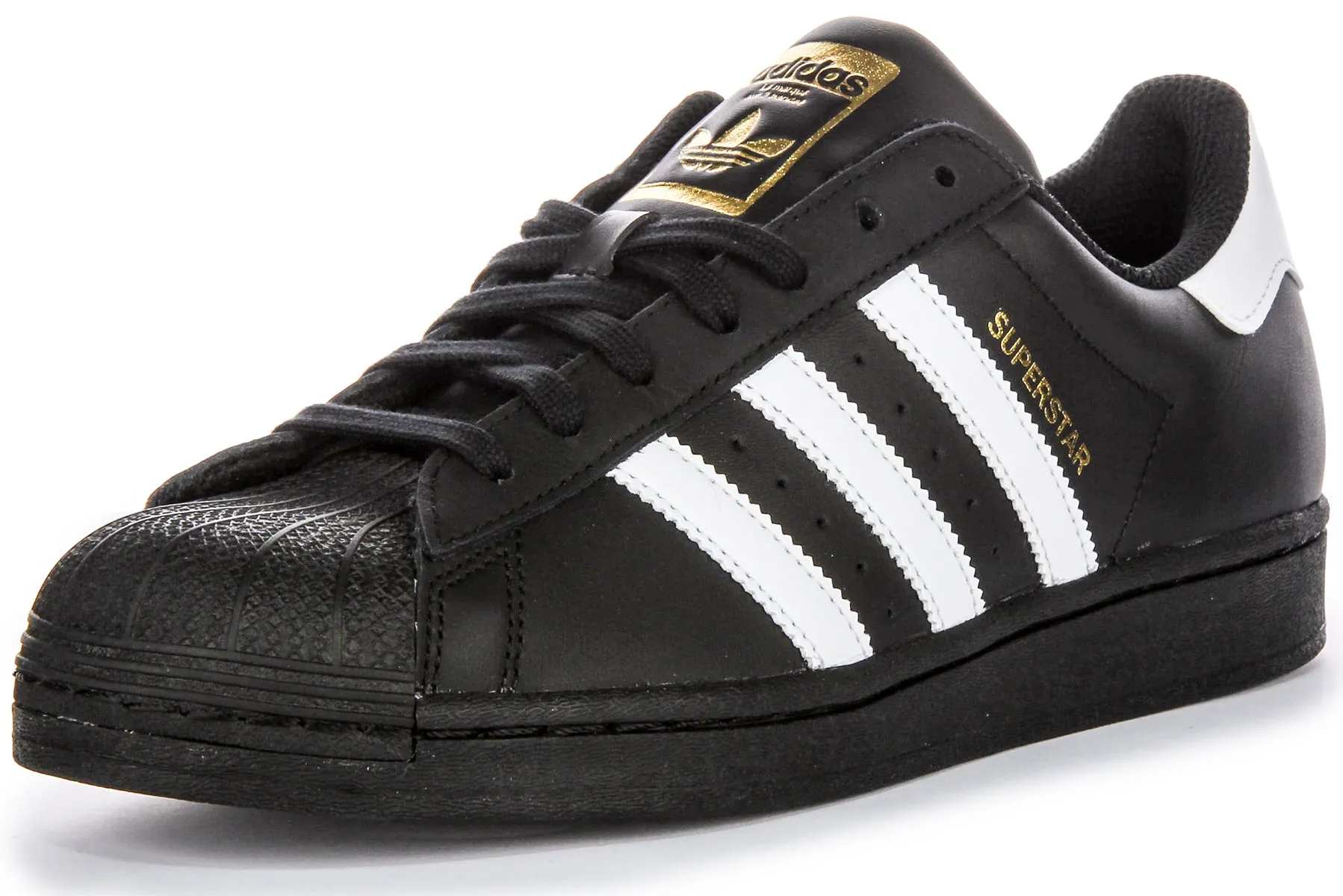 Adidas Superstar In Black White For Men