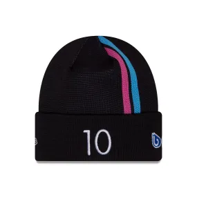 Alpine Racing Pierre Gasly Youth Black Stripe Cuff Knit Beanie Hat