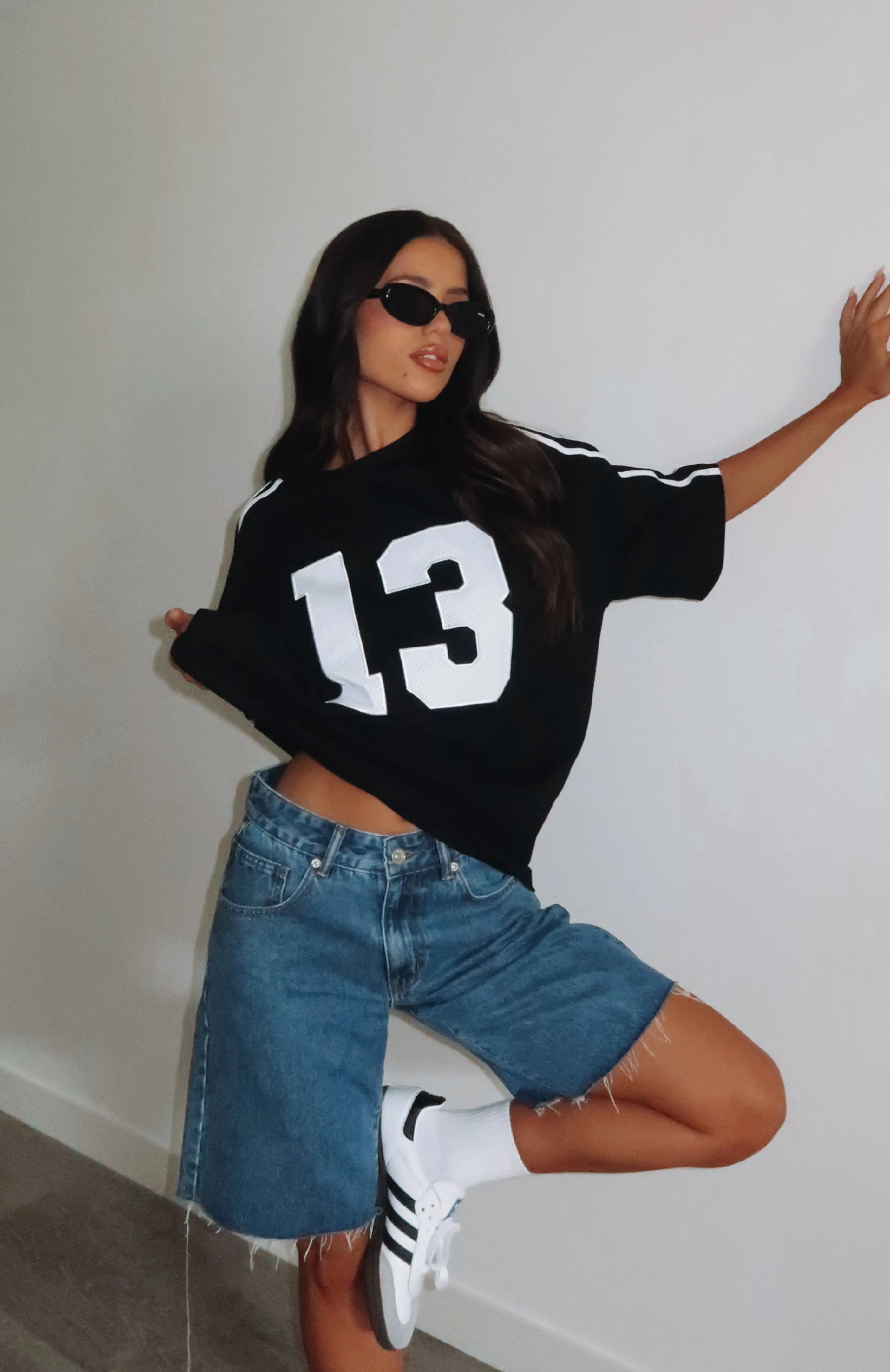 Always A Statement Oversized Tee Black