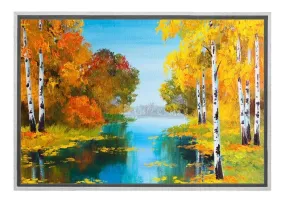 Autumn on the River | Landscape Wall Art Print