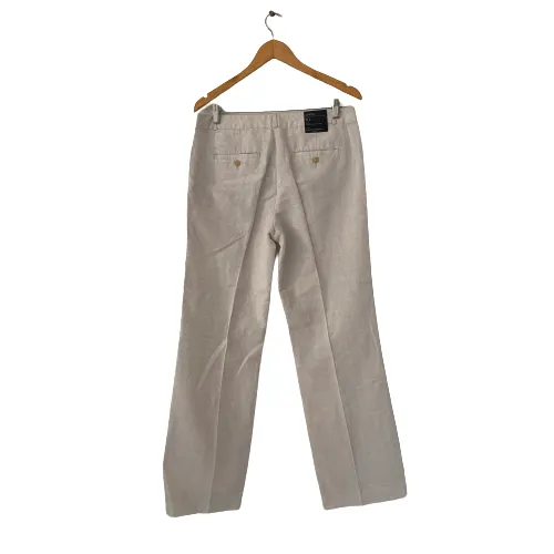 Banana Republic Beige Linen 'Martin' Pants | Brand New |