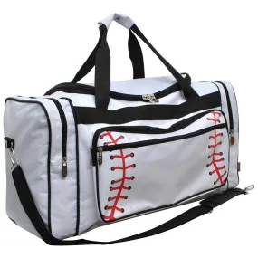 Baseball White NGIL Canvas 23" Duffle Bag