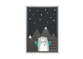 Bear Mountains | Scandinavian Kid's Wall Art Print