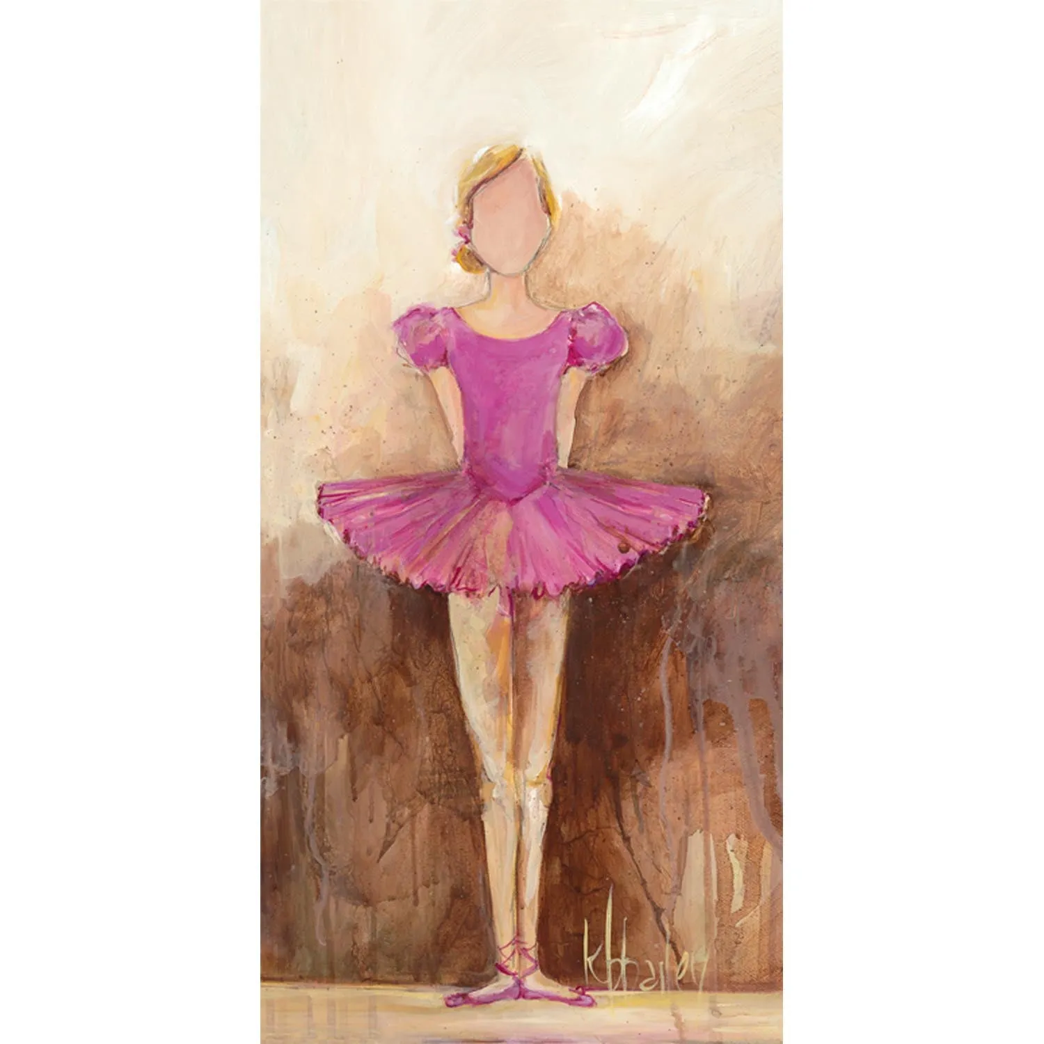 Belle of the Ballet - Pink Canvas Wall Art