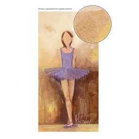 Belle of the Ballet - Purple Canvas Wall Art