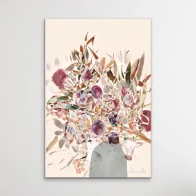 Blooms - Abstract Floral Print by Dan Hobday On Paper Or Canvas