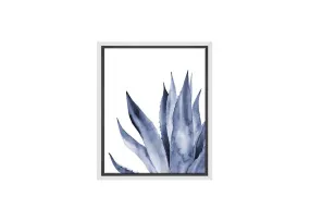 Blue Agave Leaves | Hamptons Canvas Wall Art Print