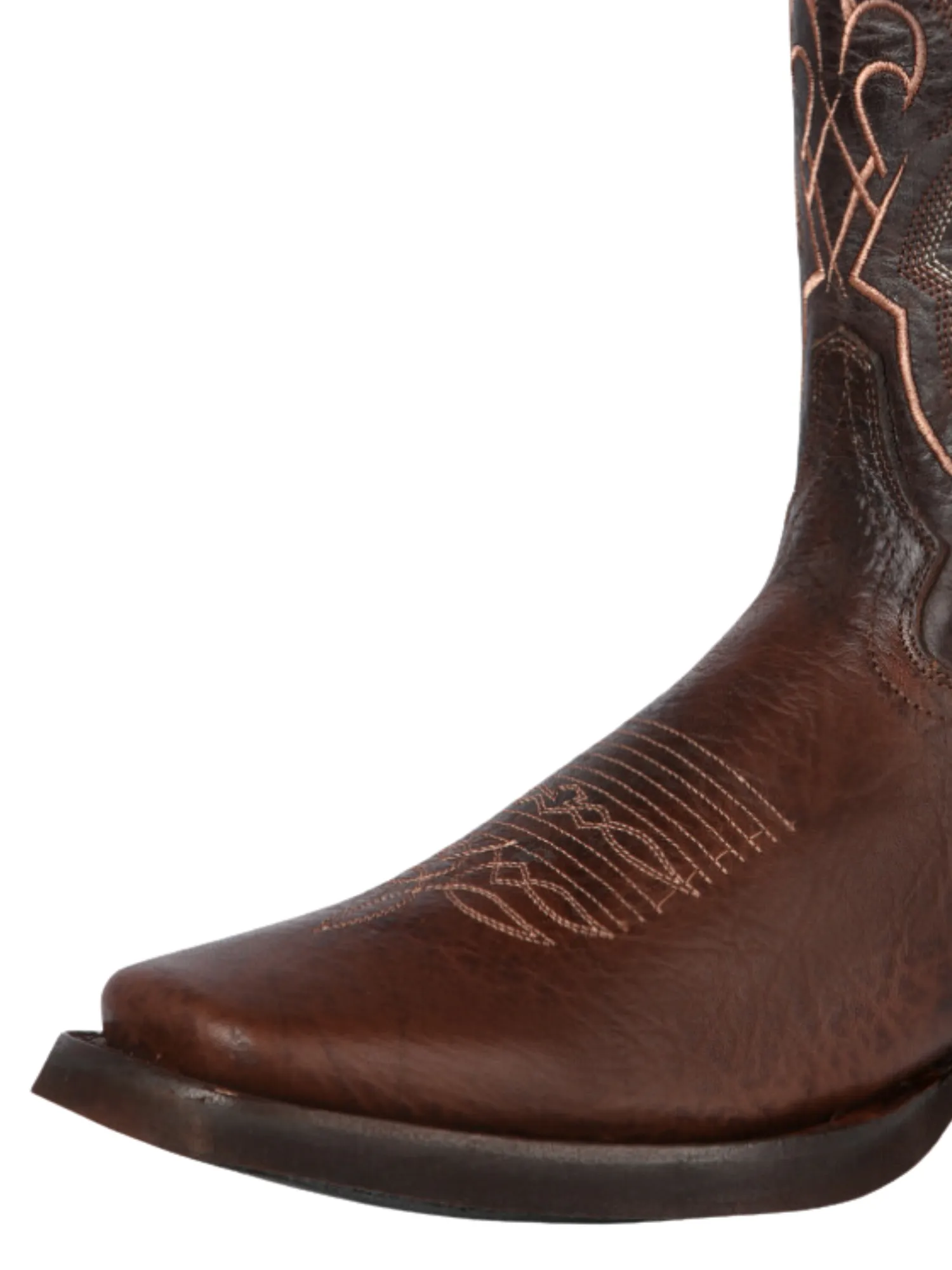 Botas Vaqueras Rodeo Clasicas de Piel Genuina para Hombre 'El General' - ID: 44655