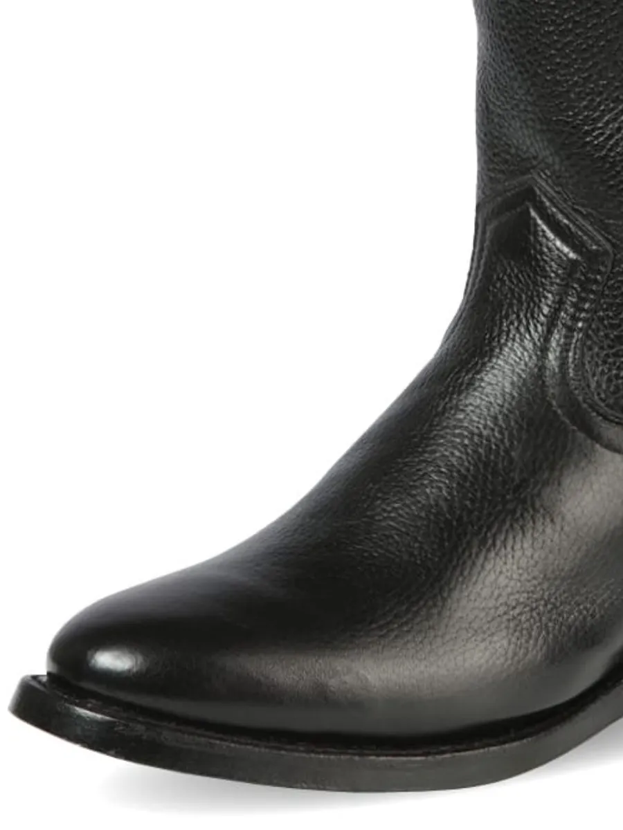 Botas Vaqueras Roper Clasicas de Piel Genuina para Hombre 'Montero' - ID: 51432