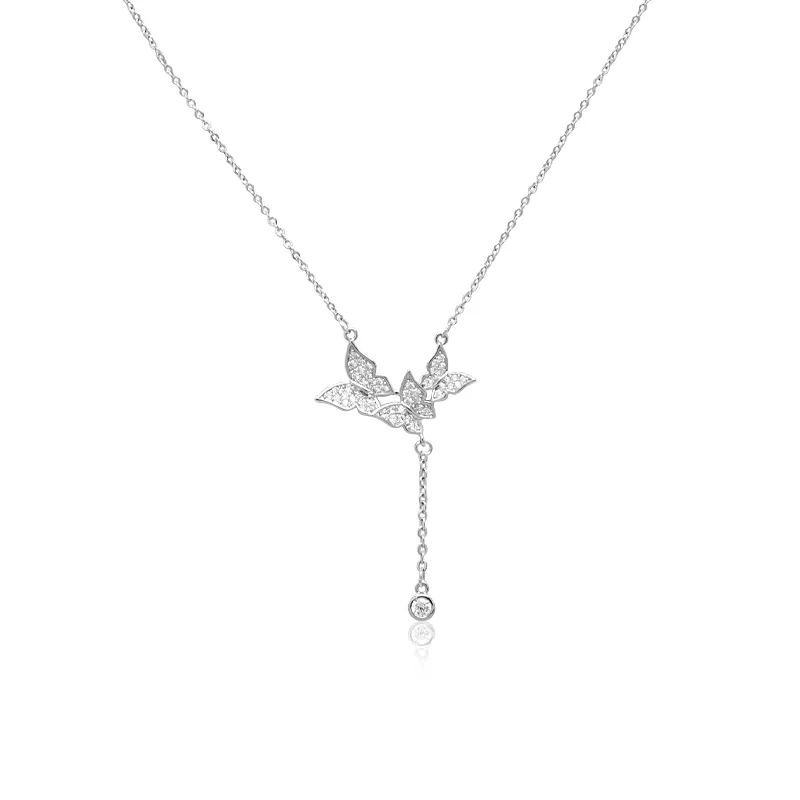 Butterfly Cubic Zirconia Necklace