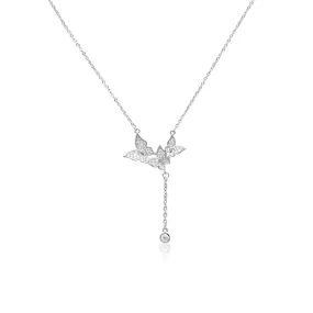 Butterfly Cubic Zirconia Necklace