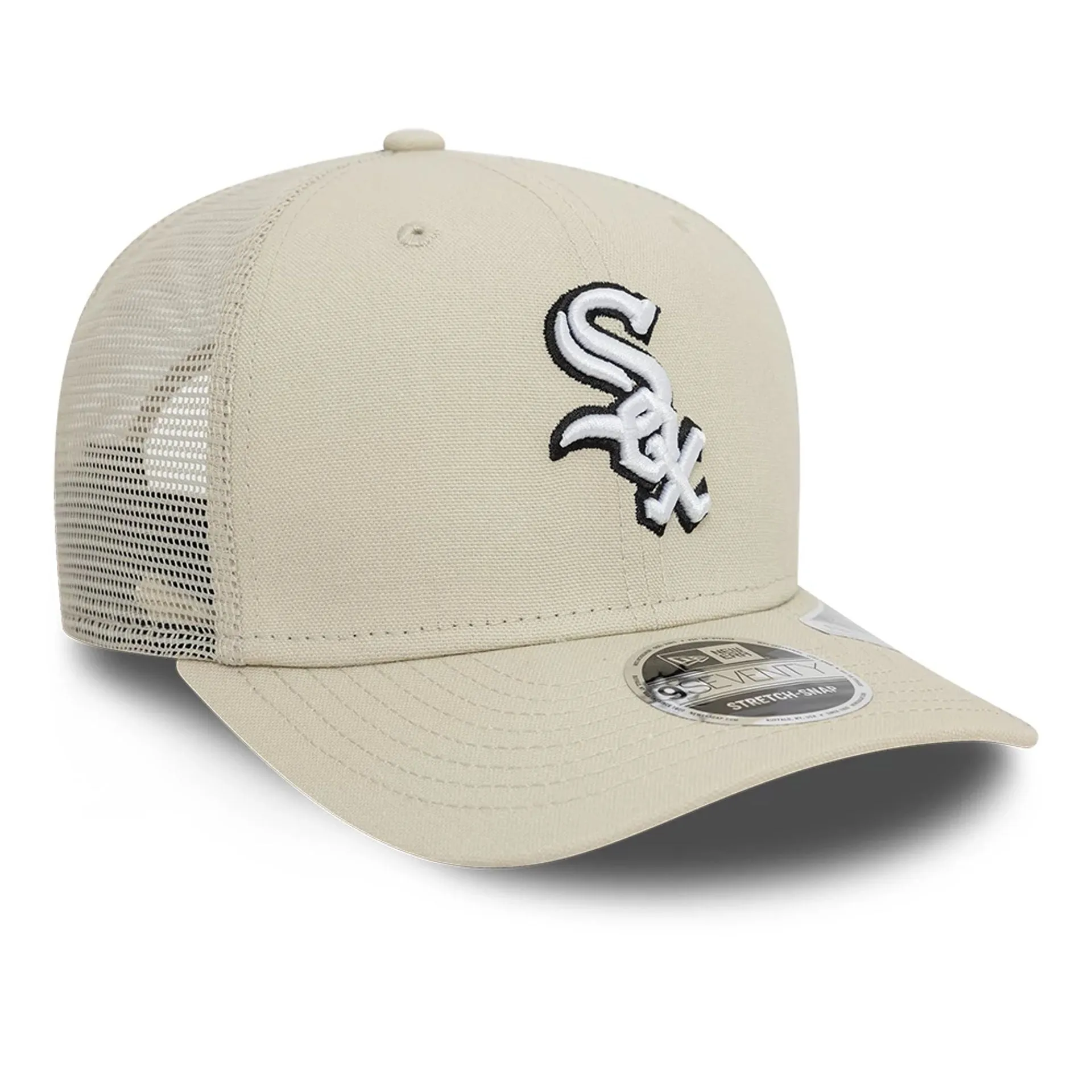 Chicago White Sox Canvas Light Beige 9SEVENTY Stretch Snap Adjustable Cap