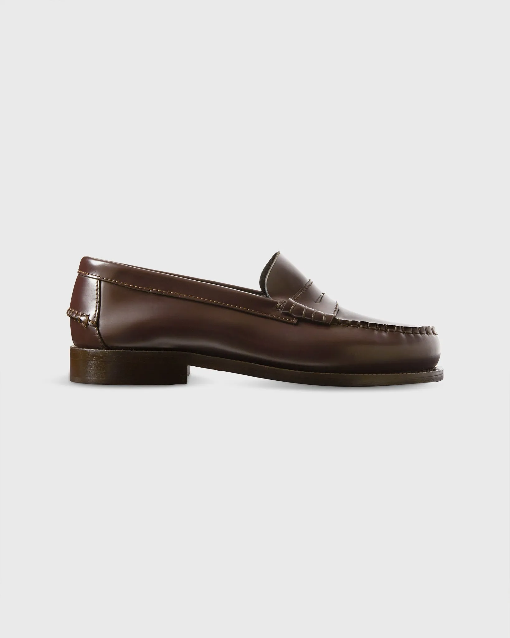 Classic Penny Loafer in Burgundy Leather