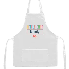 Customized Little Chef Kids Apron