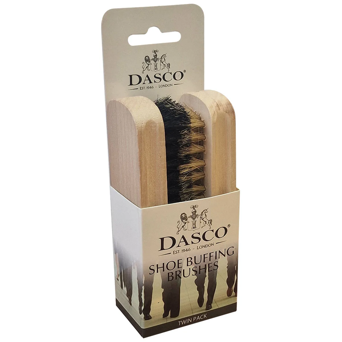 Dasco Shoe Buffing Brushes 2 Pack