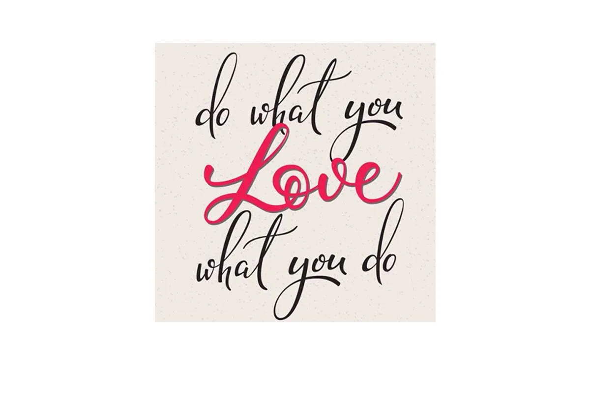 Do What You Love | Inspiration Quote Wall Art