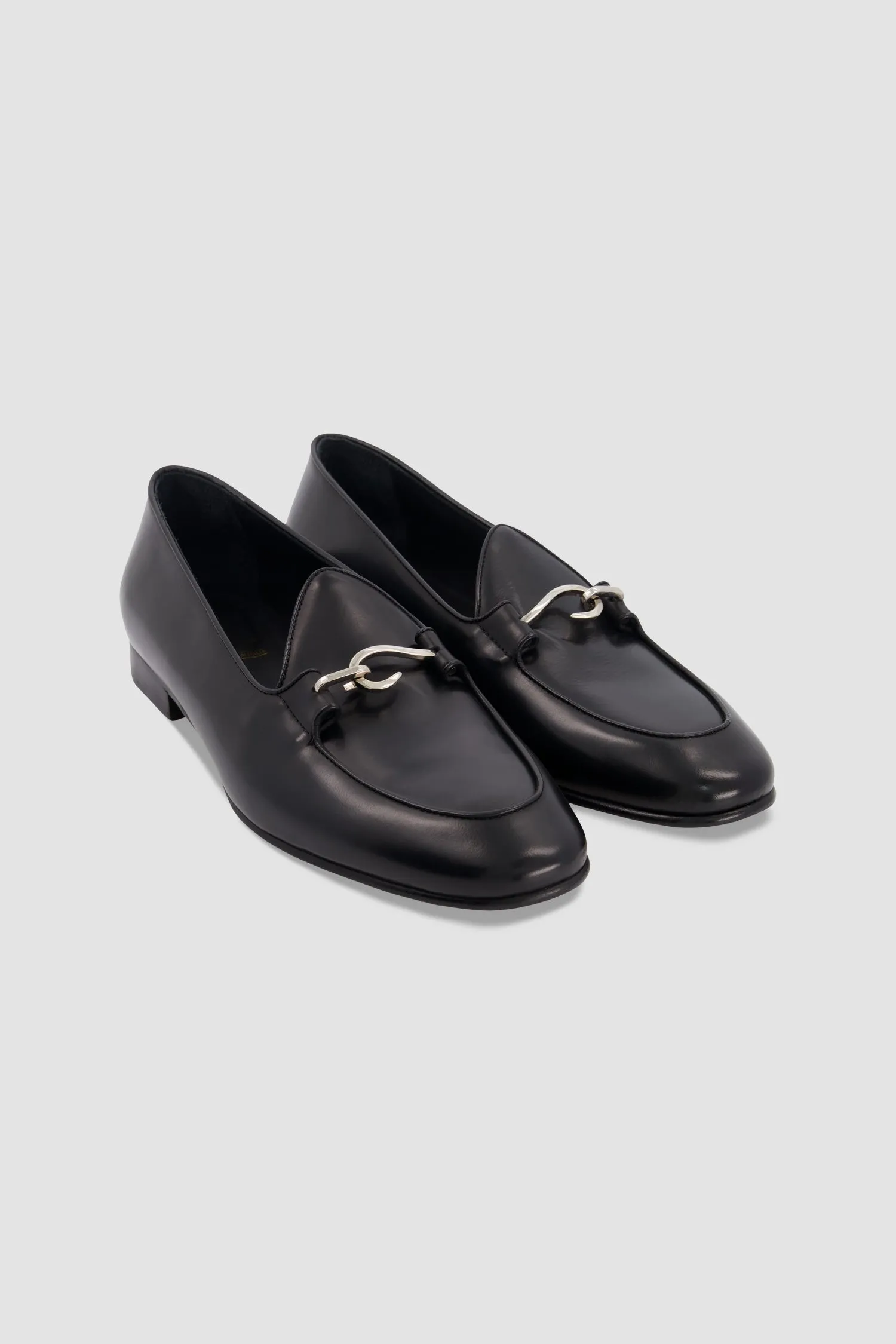 Edhen Milano Comporta Black Leather Loafers