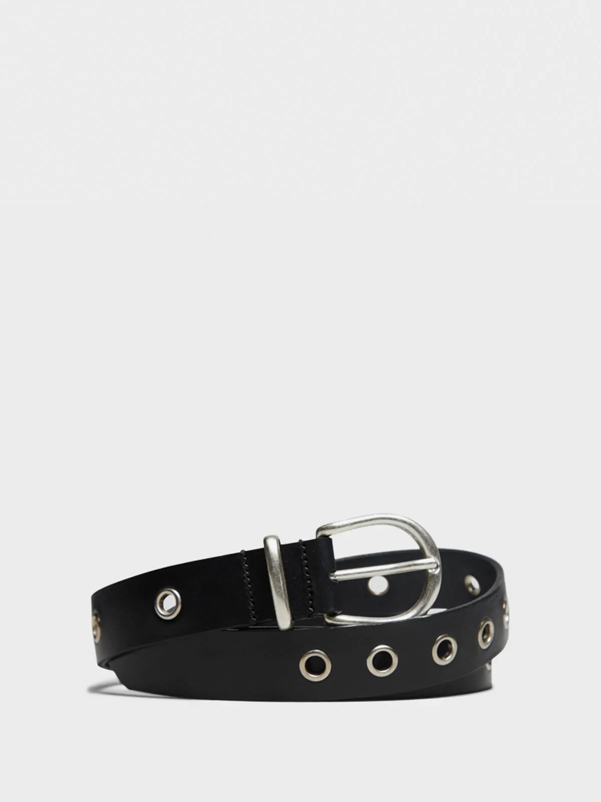 Eyelet Belt 3cm in Black