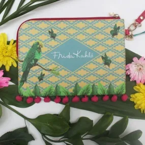 Frida Kahlo Inspired 'Parrot' Make Up Bag