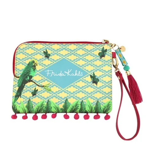 Frida Kahlo Inspired 'Parrot' Make Up Bag