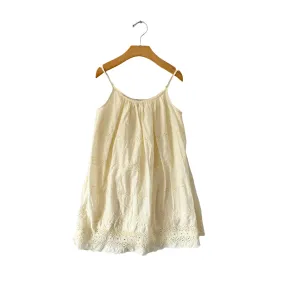 Gap / Off white eyelet cami dress / 6-7Y