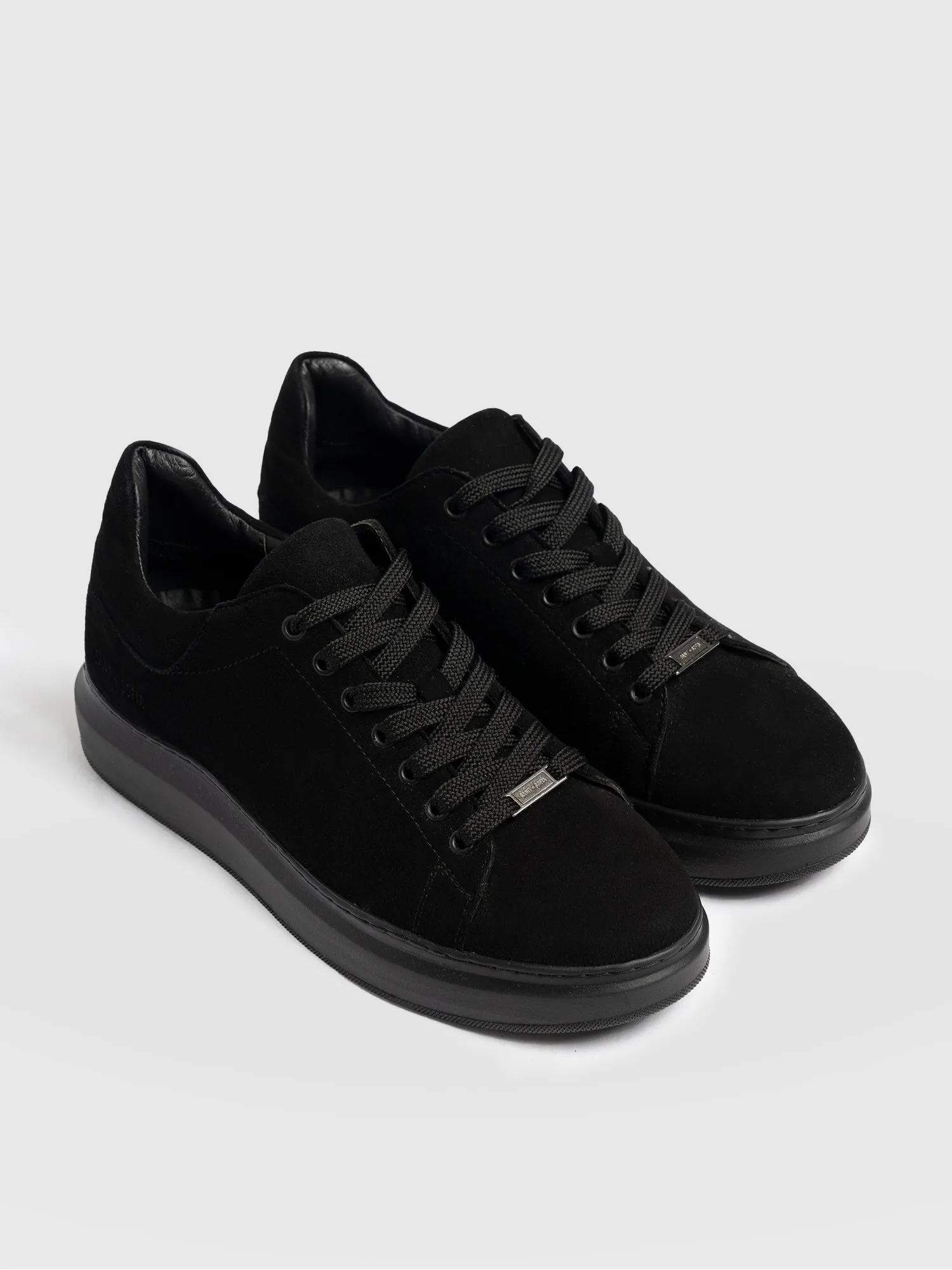 Hampstead Trainer - Black Suede