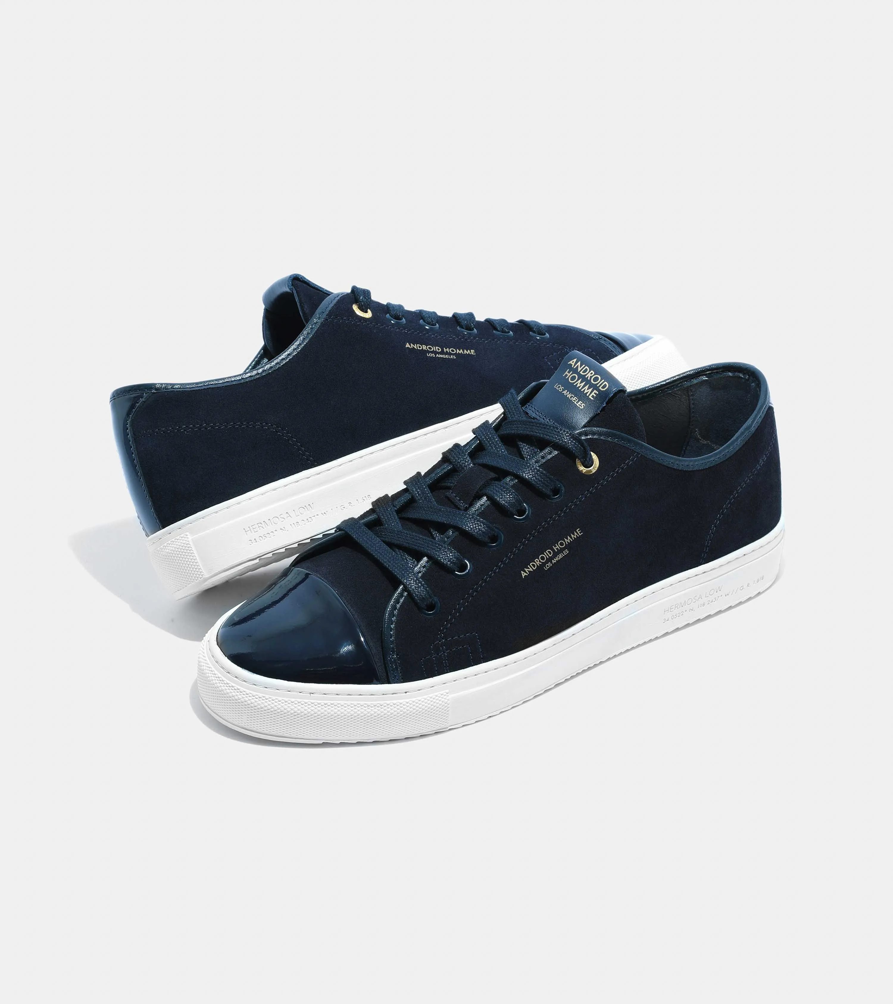 Hermosa | Navy Suede Patent AHP224-59