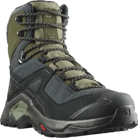 Hiking boots Quest Element GTX men's Salomon, color Black/Deep Lichen Green/Olive Night