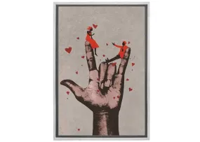 I Love You Hand Sign | Canvas Wall Art Print