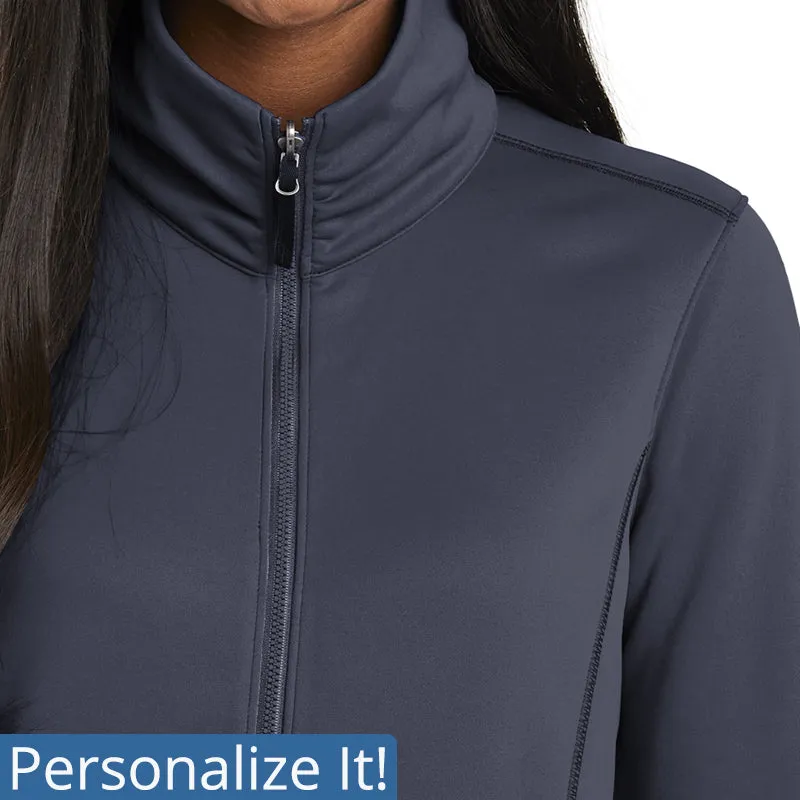 L904 | Ladies Smooth Fleece Nurse Jacket