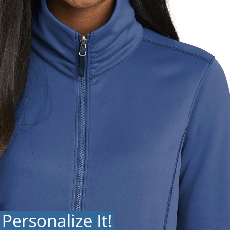 L904 | Ladies Smooth Fleece Nurse Jacket