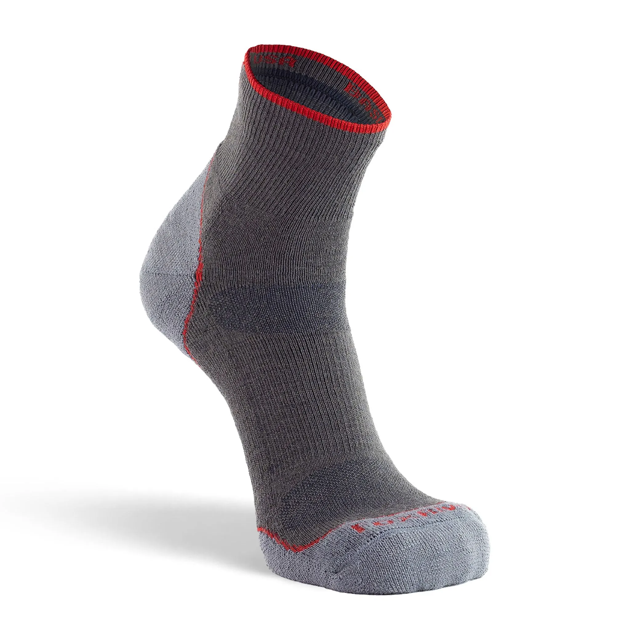 Men's Basecamp 2.0 Lightweight Quarter Crew Hiking Sock