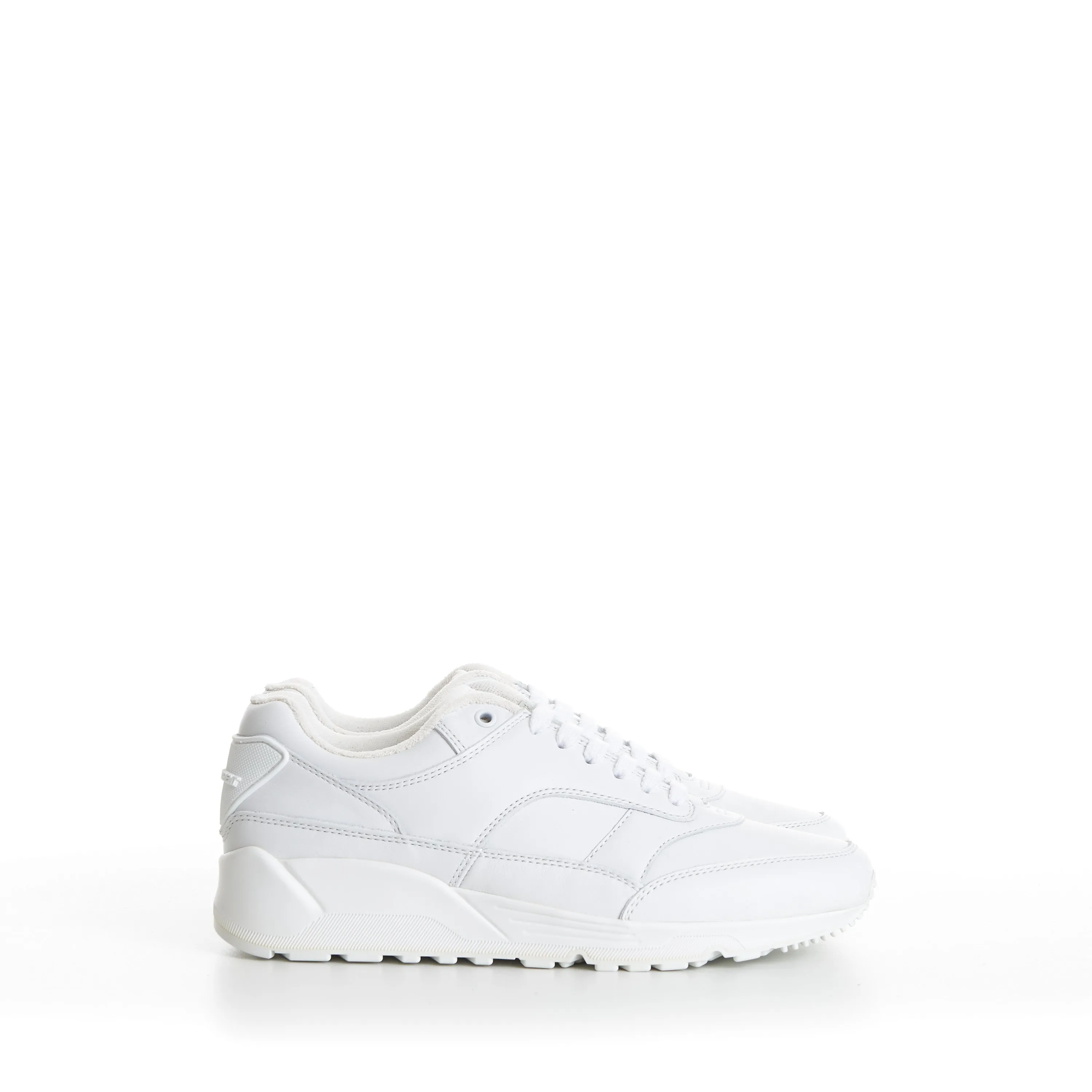 Men's White 'Bump' Low-top Sneakers - Smooth Leather