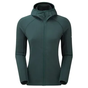 Montane Women's Protium Hooded Fleece Jacket - Deep Forest