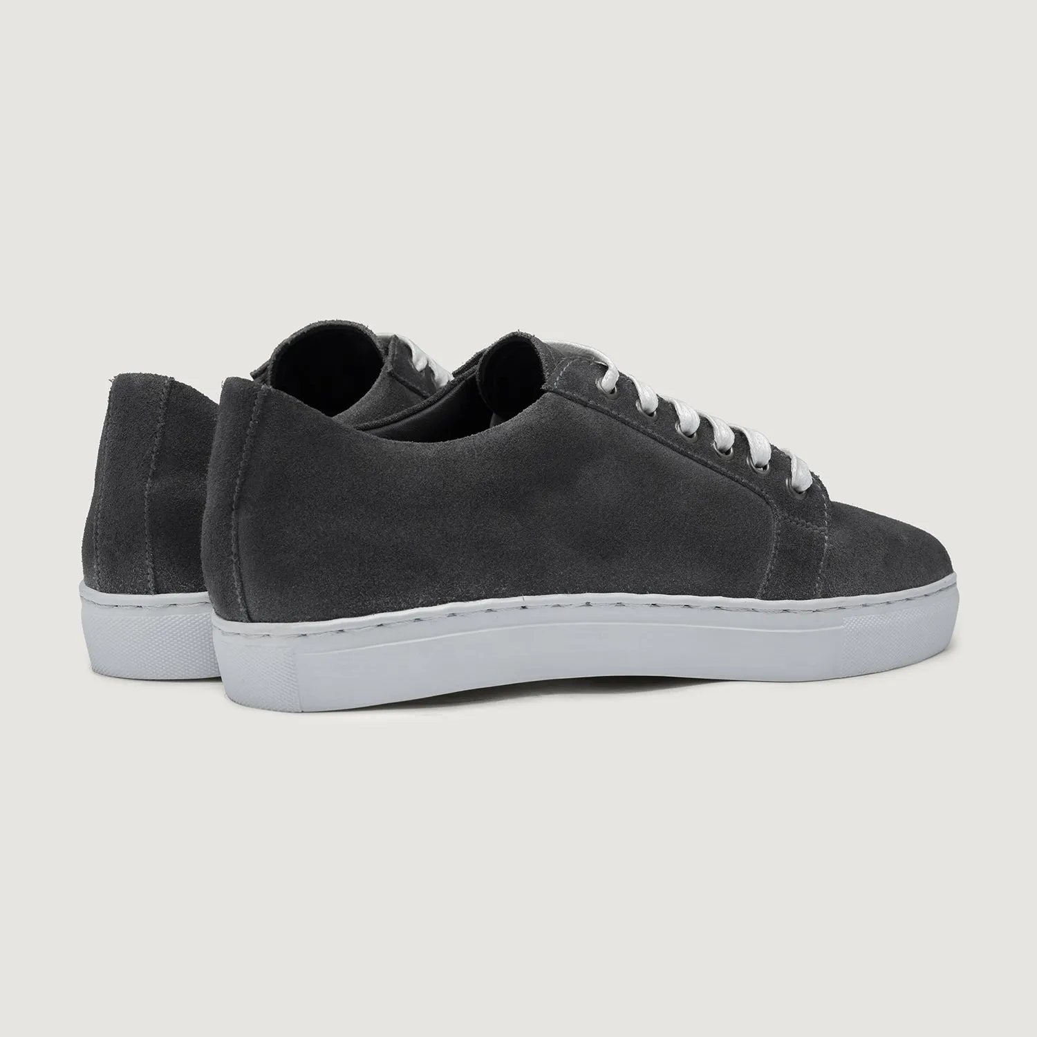 Murphy Low Top Grey Suede Leather Sneakers