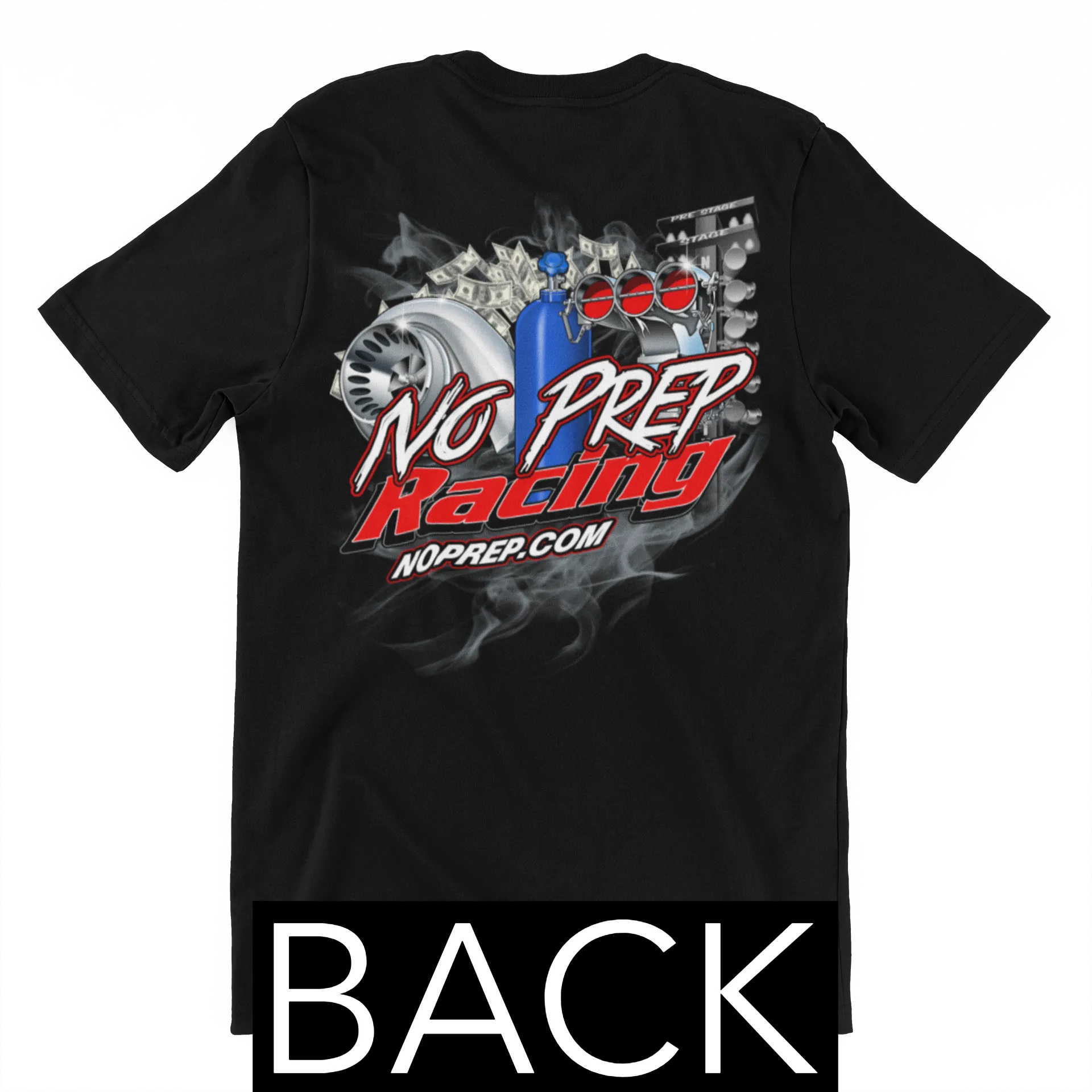 Official No Prep Racing Black T - Shirt