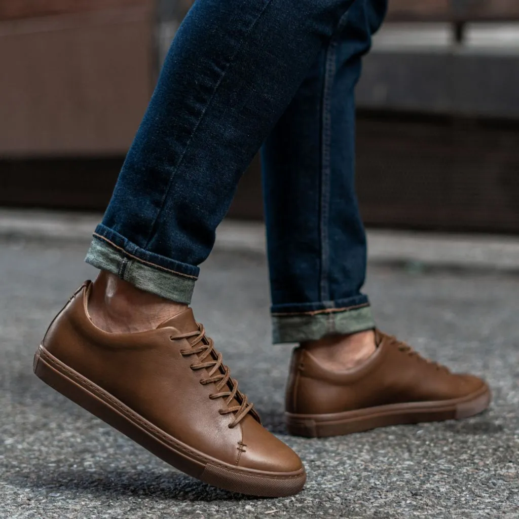 Premier Low Top | Hickory Vachetta