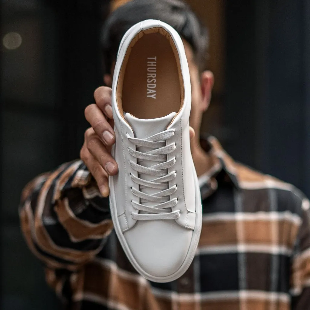 Premier Low Top | White (Blind Eyelets)