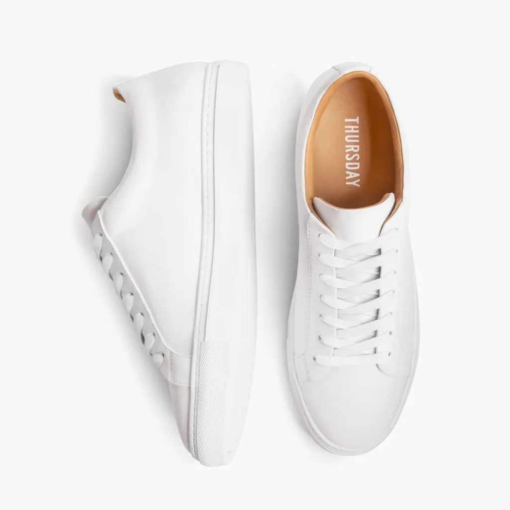 Premier Low Top | White (Blind Eyelets)