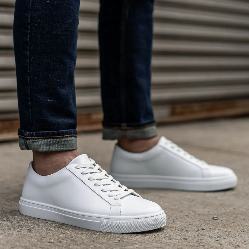 Premier Low Top | White (Blind Eyelets)