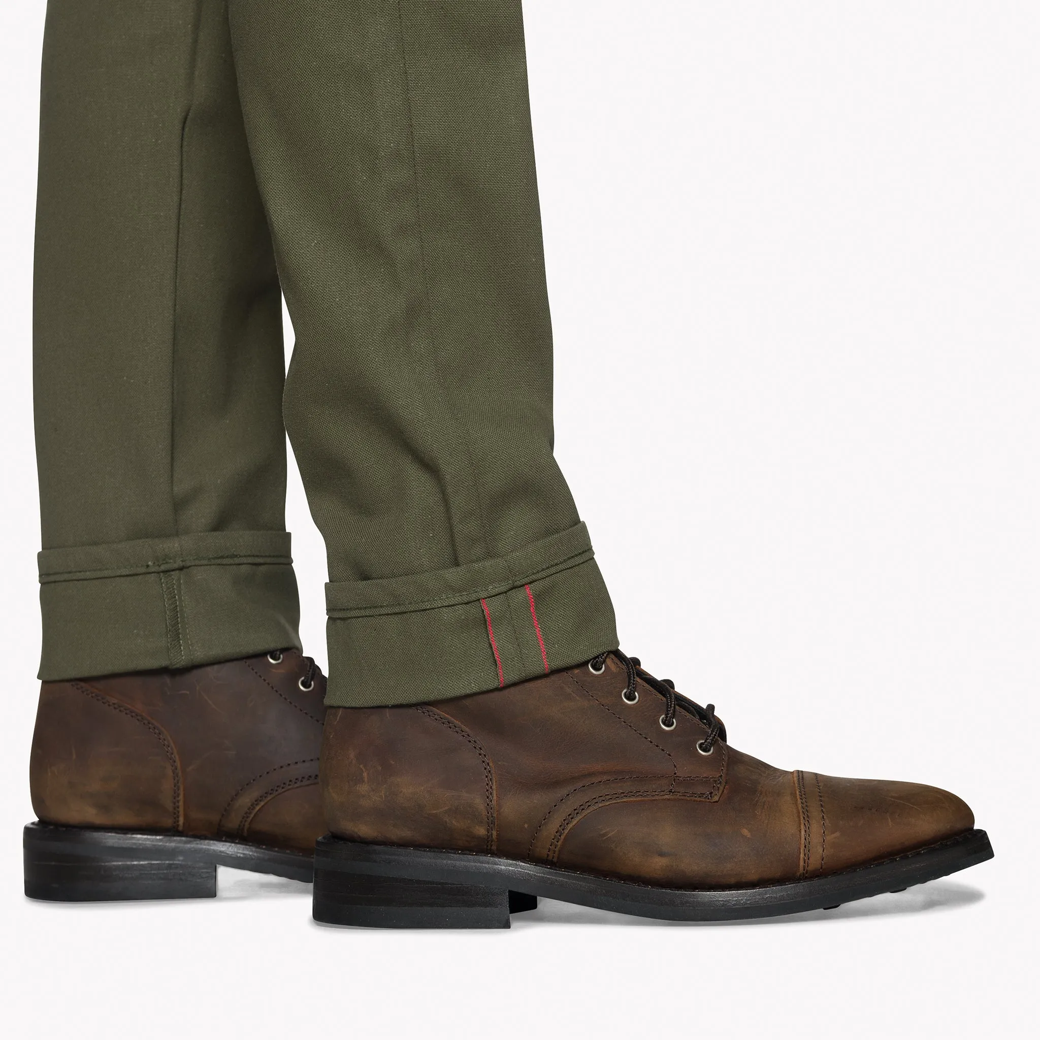 Super Guy - Army Green Duck Selvedge