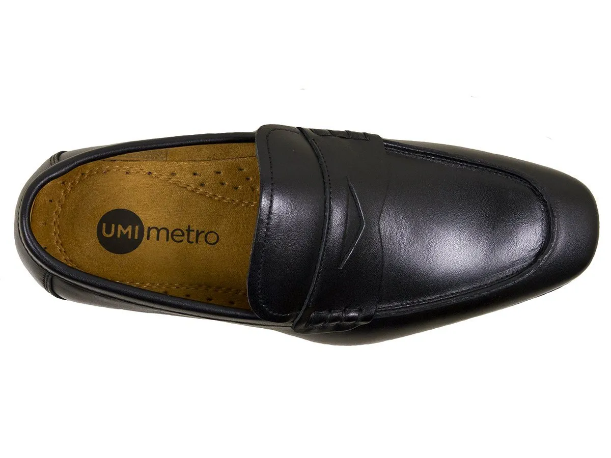 Umi Boys Shoe 25056 Black Penny Loafer