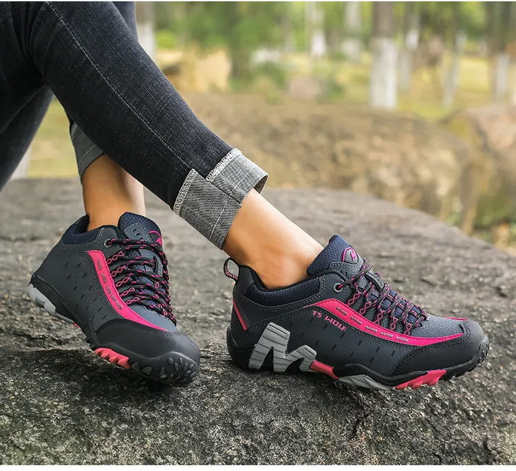 Unisex Men Women Outdoor Shoes Action Waterproof Hiking Shoe